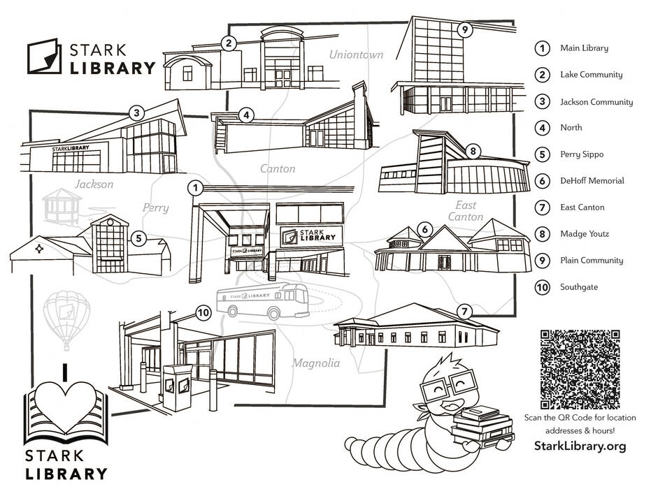 Coloring Sheet of Locations