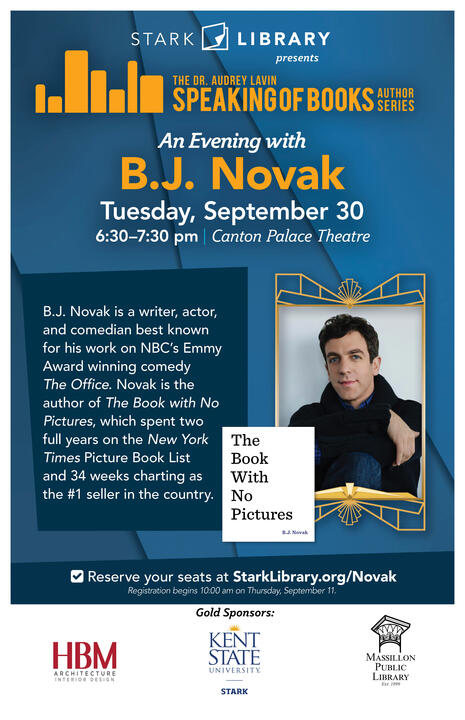Speaking of Books - Novak 11x17" Poster